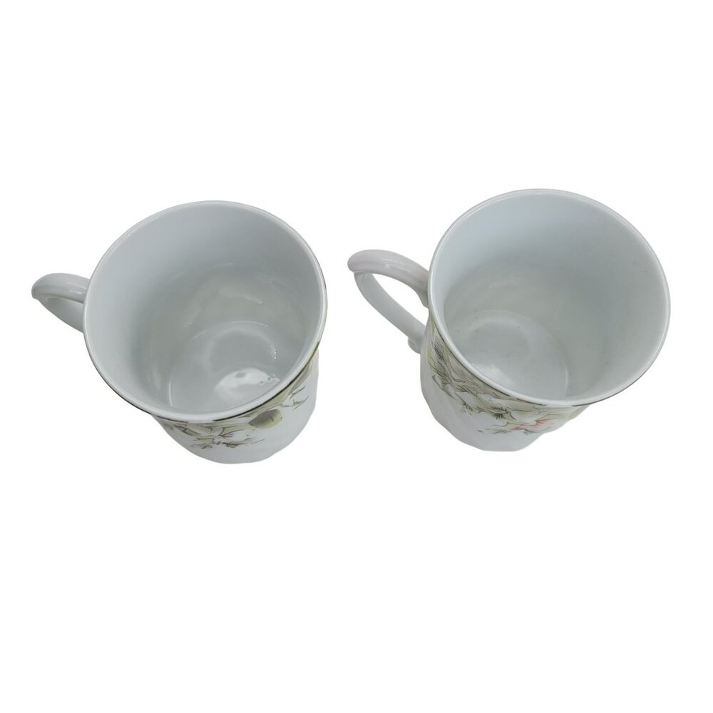 Sorelle Floral Coffee Mug Tea Cup Set Floral Fine Porcelain China Pretty! PD001 - Picture 7 of 10